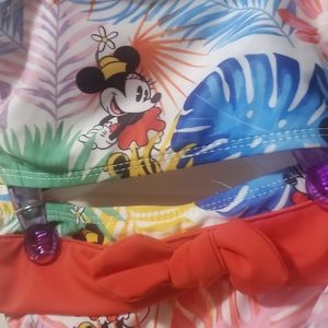 Disney brand size 4 kids swimsuit 2 piece minnie mouse